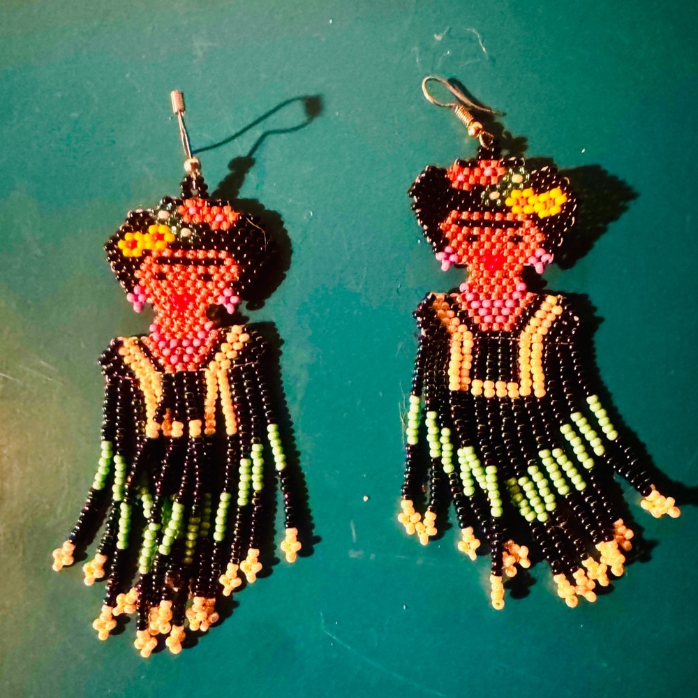 Boho Frida Kahlo Earrings
